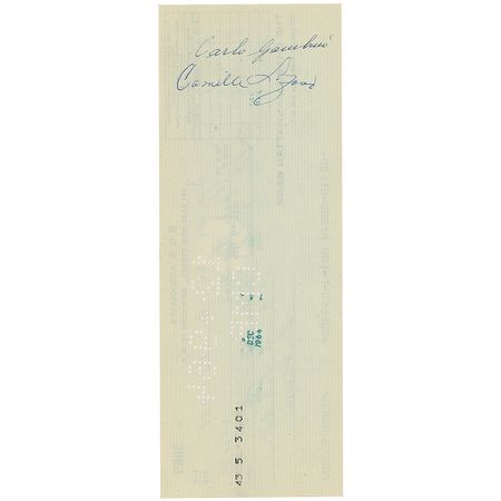 Lot #130 Carlo Gambino Check - Image 2