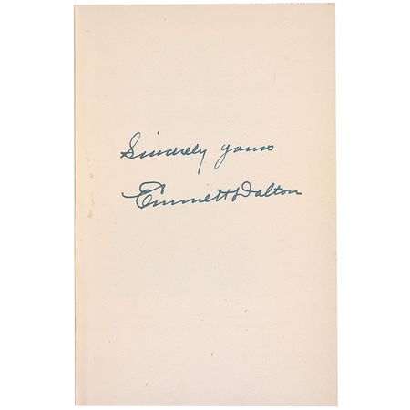 Lot #12 Emmett Dalton Book - Image 1
