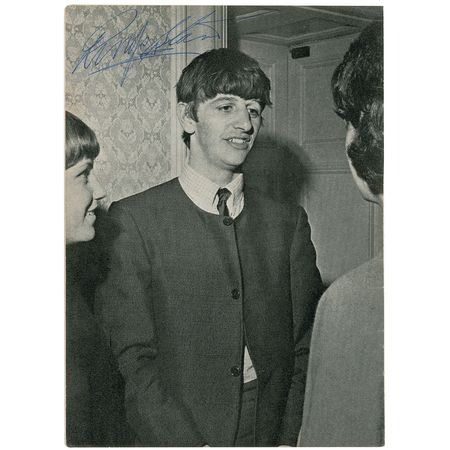Lot #829 Beatles: Early Beatles 1963 fanzine signed after a concert in Blackpool, England - Image 1