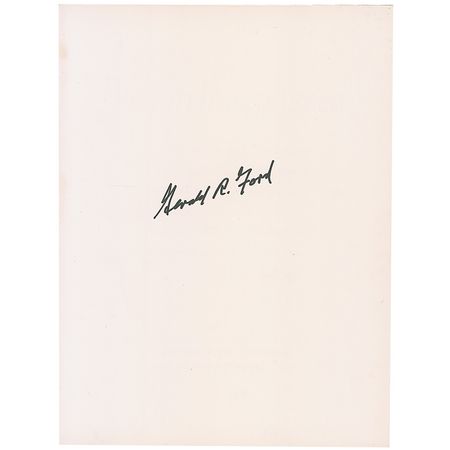 Lot #44 Gerald Ford Book - Image 1