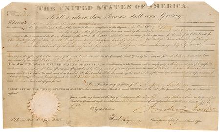 Lot #71 Andrew Jackson Signed Document - Image 1