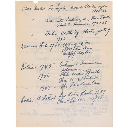 Lot #1090 Frankenstein: Gavin Gordon: Scarce biography in Gordonâ??s own hand - Image 2