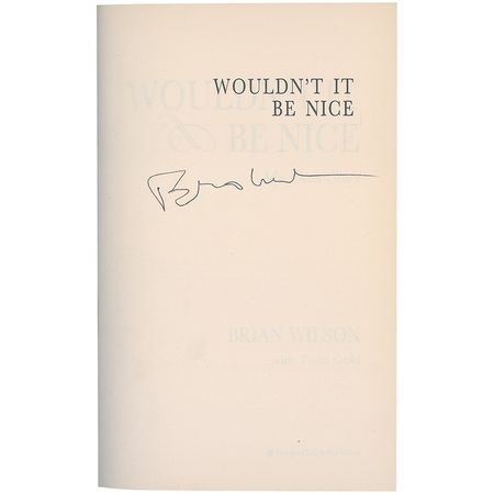 Lot #990 Beach Boys: Brian Wilson Book - Image 1