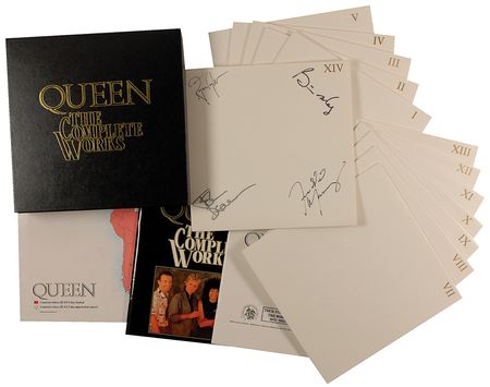 Lot #865 Queen: Quintessential Queen boxed set?one of only 600 signed?with just about the finest signatures we have seen on this limited edition release - Image 2