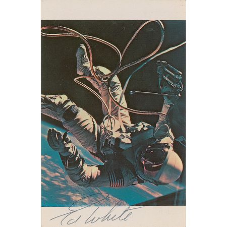 Lot #556 Edward H. White II Postcard - Image 1
