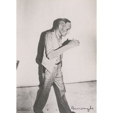 Lot #590 William S. Burroughs Signed Photograph - Image 2
