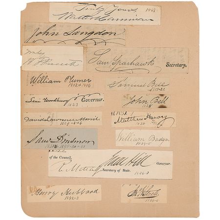 Lot #378 U S Constitution: John Langdon Signature - Image 2