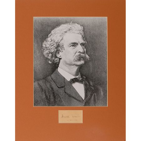 Lot #602 Samuel L. Clemens Signature - Image 1