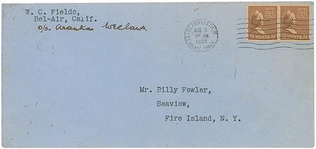 Lot #1088 W. C. Fields: ?You go about the town Fire Island countryside telling people I?m not fit to eat with pigs. I am going to prove to you I am? - Image 2