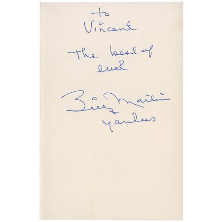Lot #1523 Billy Martin - Image 1
