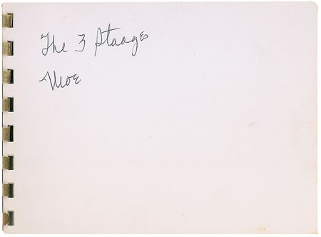 Lot #1150 Three Stooges Signatures - Image 2