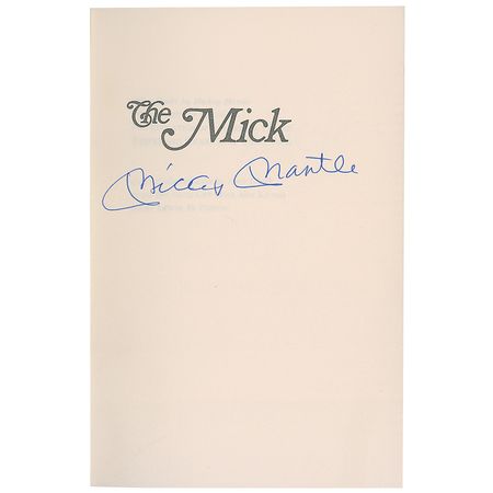 Lot #1518 Mickey Mantle Book - Image 1