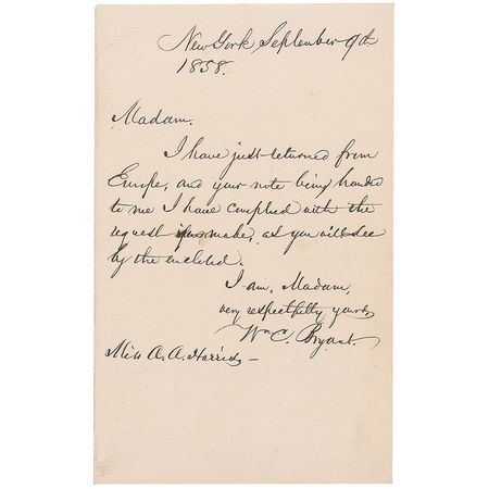 Lot #587 William Cullen Bryant Group Lot - Image 2