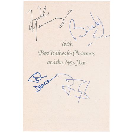 Lot #867 Queen: Queen sends wishes for a Merry Christmas and happy New Year - Image 2