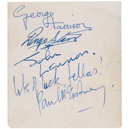 Lot #832 Beatles: 1963 ?Fab Four? Hoffman publicity portrait - Image 1