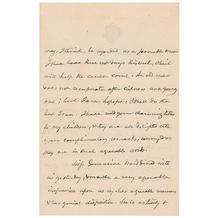 Lot #249 Samuel D. Gross Handwritten Letter Signed - Image 2