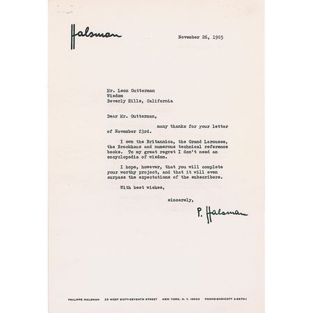 Lot #635 Philippe Halsman - Image 2
