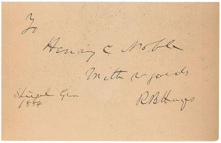 Lot #24 Rutherford B. Hayes