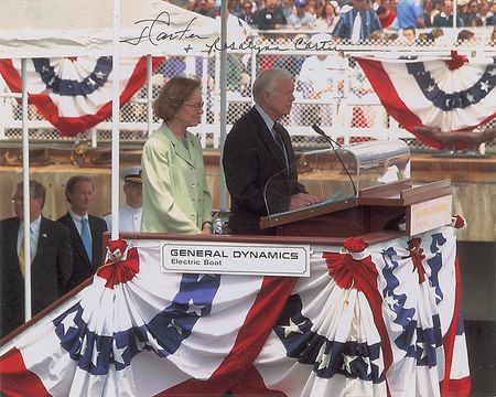 Lot #16 Jimmy and Rosalynn Carter Signed