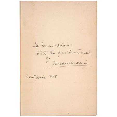 Lot #637 Joel Chandler Harris - Image 1