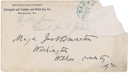 Lot #446 Joseph E. Johnston: General Johnston tries to dissuade a friend from becoming an insurance man - Image 2