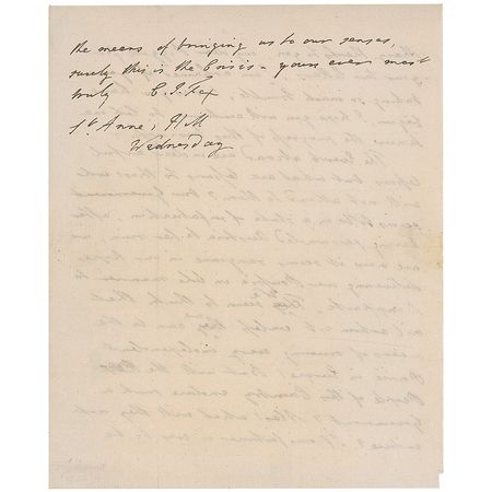 Lot #236 Charles James Fox: Fox weighs in on Napoleon?s foreign victories: ?If misfortune is ever to be the means of bringing us to our senses, surely this is the crisis? - Image 2