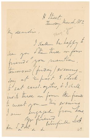Lot #480 Winfield Scott - Image 2