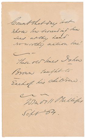 Lot #1866 Wendell Phillips - Image 2