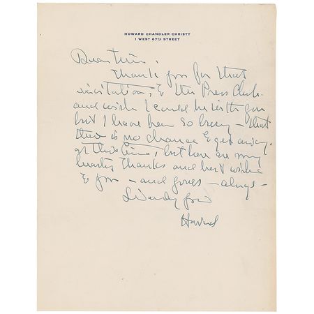 Lot #601 Howard Chandler Christy - Image 1