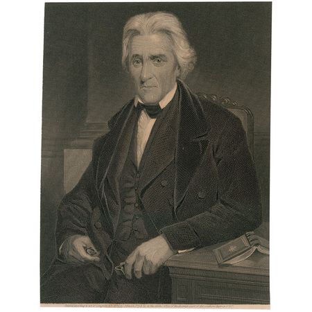 Lot #73 Andrew Jackson: Large Jackson presidential signature with the Customs Collector who embezzled over $1 million dollars - Image 2