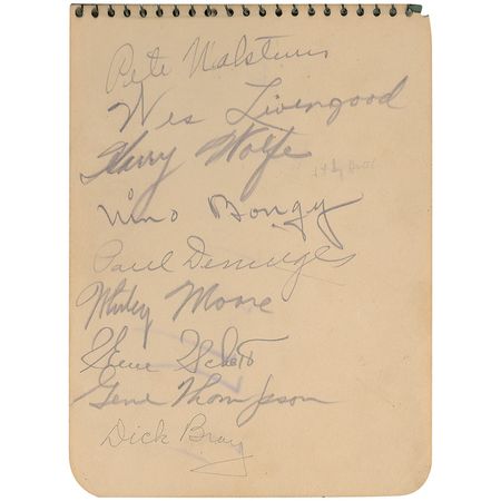 Lot #1408 Honus Wagner, Pie Traynor, and Others: Great vintage baseball album including Wagner, Traynor, and ?Big? and ?Lil Poison? - Image 3