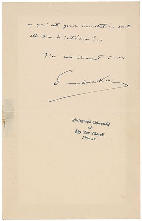 Lot #1003 Paul Dukas - Image 1