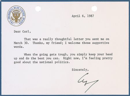Lot #8 George Bush: In the aftermath of