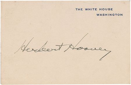 Lot #27 Herbert Hoover