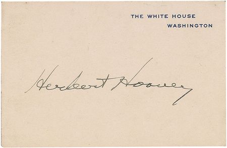 Lot #27 Herbert Hoover - Image 1