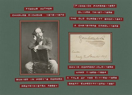 Lot #609 Charles Dickens Signature - Image 2