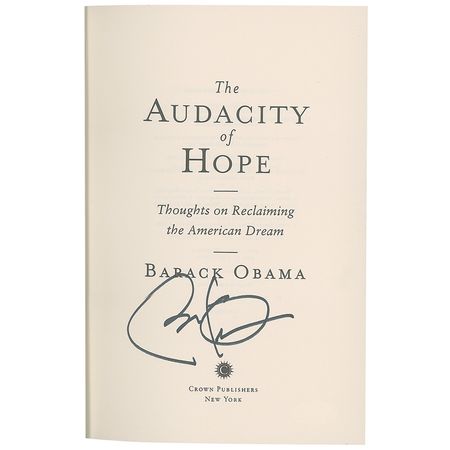 Lot #103 Barack Obama Book - Image 1