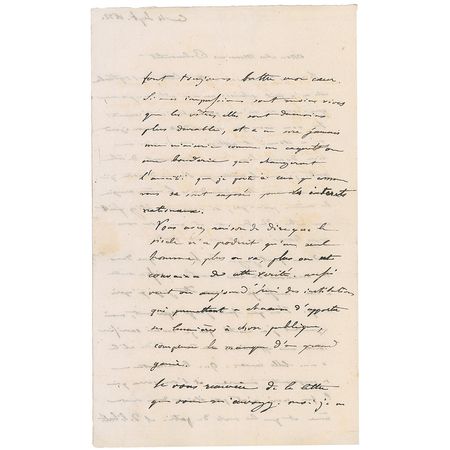 Lot #313 Napoleon III: The nephew of Napoleon Bonaparte yearns to live up to the genius Emperor?s legacy: ?the century has produced only one man; the more one lives the more one is convinced of this truth? - Image 2
