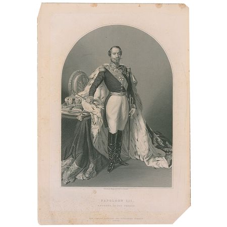 Lot #313 Napoleon III: The nephew of Napoleon Bonaparte yearns to live up to the genius Emperor?s legacy: ?the century has produced only one man; the more one lives the more one is convinced of this truth? - Image 5