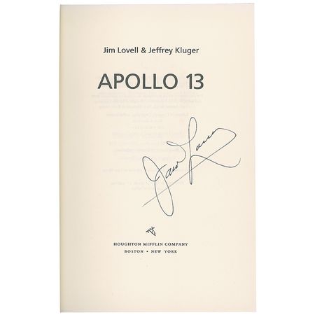 Lot #540 James Lovell Book - Image 1