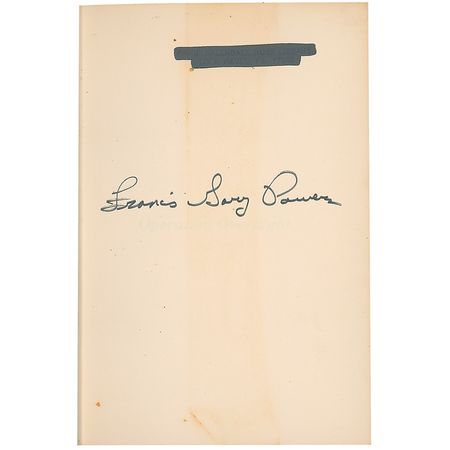 Lot #473 Francis Gary Powers Book - Image 1