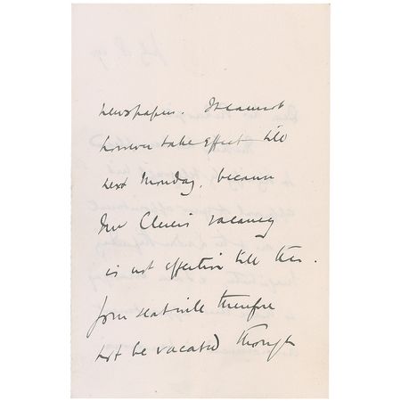 Lot #186 Winston Churchill: Churchill appoints a magistrate whom he hopes will ?make for the humane & enlightened administration of justice? - Image 2