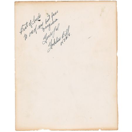 Lot #857 Bill Haley: Extremely early photo of Haley as ?Yodelin? Bill? - Image 2