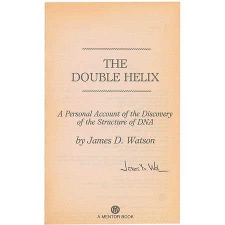 Lot #214 DNA: James D. Watson - Image 1