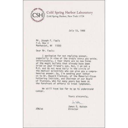 Lot #213  DNA: James D. Watson - Image 2