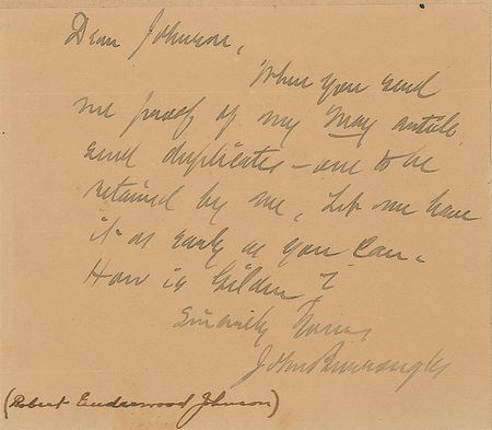 Lot #176 John Burroughs - Image 2