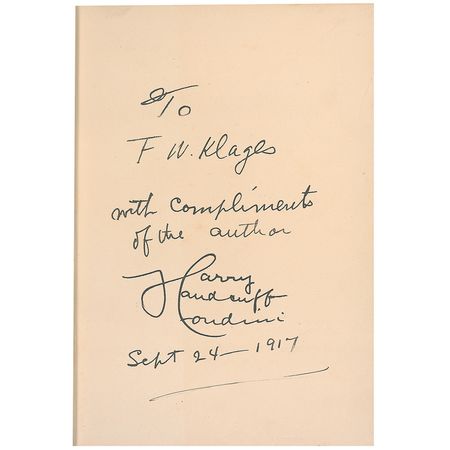 Lot #1108 Harry Houdini Book - Image 1