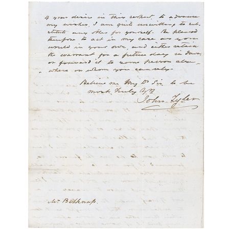 Lot #89 John Tyler - Image 2