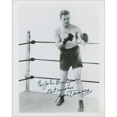 Lot #1487 Jack Dempsey and Gene Tunney - Image 1
