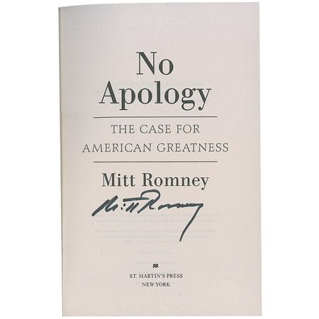 Lot #343 Mitt Romney - Image 1
